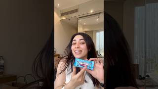 TRYING MR BEAST’S CHOCOLATE 🍫 Is it worth trying youtubeshorts mrbeast feastables tastetest [upl. by Selij]