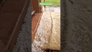 Hailstorm in Stanthorpe today hail australia hailstorm stanthorpe rain storm ice [upl. by Lebama187]