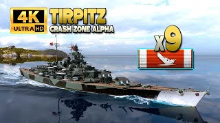 Battleship Tirpitz The end of the possibilities  World of Warships [upl. by Emoreg]