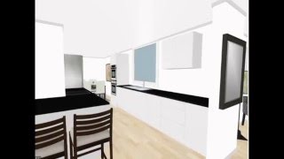 Our Kitchen plan using roomsketcher [upl. by Ahsetel]