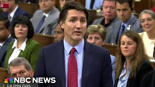 Canadian Prime Minister Trudeau responds to vehicle explosion at border [upl. by Clarie]