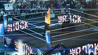 The Rock full Entrance at WWE SmackDown 03152024 Fans reaction [upl. by Randall]