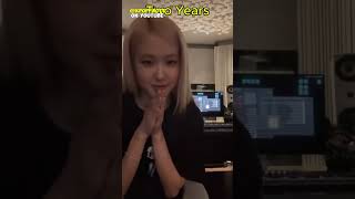 Doing a sudden live stream Rose blackpink shares snippets of several songs from her upcoming album [upl. by Anirres]