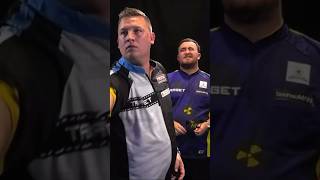 🚨Dobey highfinish ins Gesicht von Littler 🚨 Dobey shocks Littler Luke Chris Darts Dart [upl. by Rumpf226]