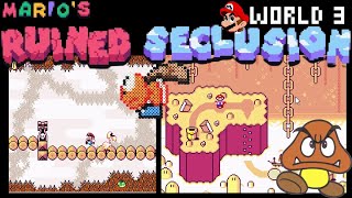 Marios Ruined Seclusion 2023  World 3 letsplay supermarioworld snes [upl. by Crifasi932]