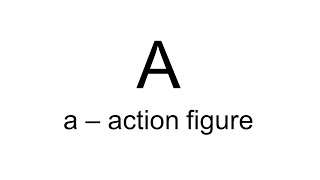 a  action figure  A  English Dictionary [upl. by Nuawed131]