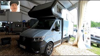 Volkswagen VW Autark Crafter XL 4x4 RV Camper Van by Woelcke Camping car walkaround  interior V0331 [upl. by Nyraa]