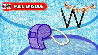 Letter W 🖍️  Get Squiggling Letters  Full Episode [upl. by Einnod311]