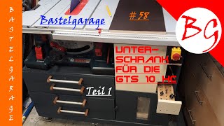 BGBoschUnterschrank für die TKS GTS 10 xc selbst bauen [upl. by Artek]