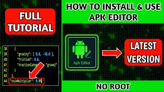 How to Install amp Use Apk Editor [upl. by Nat]