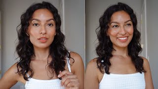 How I Style My Naturally WavyCurly Hair type 2a2b Shorts [upl. by Levan924]