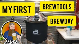 Brewtools B40 B80 Brewing System First Brewday [upl. by Airdnua859]