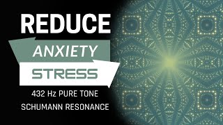 Schumann Resonance  432 Hz Pure Tone  Reduce Anxiety MF022 [upl. by Irovi190]