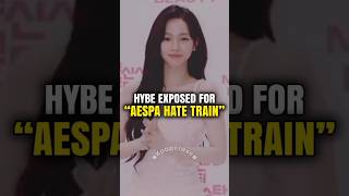 HYBE EXPOSED for AESPA HATE TRAIN kpopupdates [upl. by Innaig]