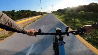 Salida en Bicicleta Cancún GoPro Ciclovía  Malecón Tajamar  Puerto Cancún 6 de diciembre de 2022 [upl. by Prober610]