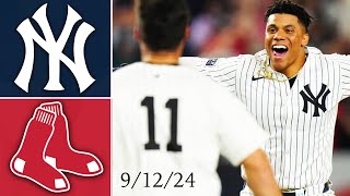 New York Yankees vs Boston Red Sox  Game Highlights  91224 [upl. by Livvi]