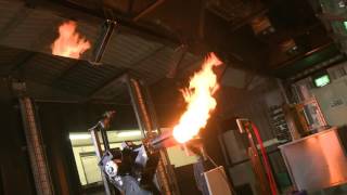 Modified Gun Oil Burner Fire Testing [upl. by Amity]