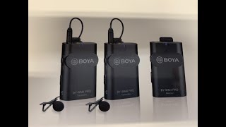 BOYA BYWM4 PRO K2 Two Person Wireless Omni Lavalier Microphone System 24 GHz BYWM4 PRO K2 [upl. by Asikal]