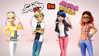 New Miraculous Ladybug 🐞 Popular Characters Makeover in Avatar World miraculousladybug videos [upl. by Maise]