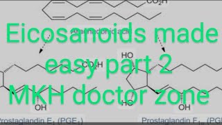 CV B 004Biomedical and therapeutic role of EICOSANOIDS PART 2 lippincott biochemistry [upl. by Kilmarx]