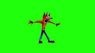 Crash Bandicoot Woah Original Without postprocessing and effects Green Screen Video [upl. by Powder]