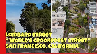 Lombard Street “World’s Crookedest Street” San Francisco California [upl. by Ahsemac]