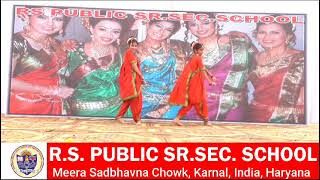 Pinga Dance Performance  RS Public Sr Sec School [upl. by Adehsar707]