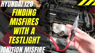 Finding an ignition misfire with a test light  Hyundai Getz running rough [upl. by Sherwin]