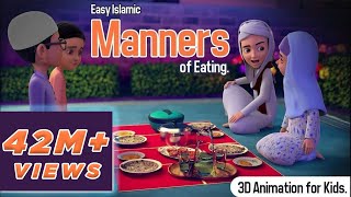 Ghulam Rasool Explains the Easy Islamic Manners of Eating  3D Animation  Kids Land [upl. by Einaled]