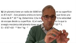 PROBLEMAS Campos gravitatorio y eléctrico 2023 Julio A1 gravitatorio [upl. by Iene]