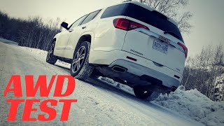 GMC Acadia AWD System Demonstration  Traction Test [upl. by Lorusso]