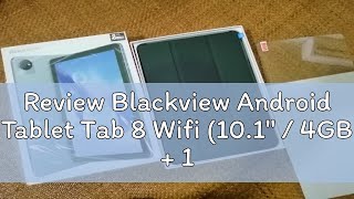 Review Blackview Android Tablet Tab 8 Wifi 101  4GB  128GB [upl. by Pavior]