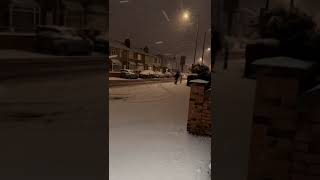 1st snow winter UK [upl. by Daenis213]