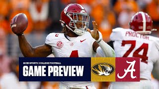 College Football Week 9 No 21 Mizzou at No 15 Alabama Game preview Expert predictions [upl. by Drews]