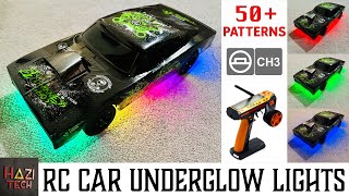 RC Car Underglow RGB Light System With 50 Patterns amp Animations  Under Body Light  CH3 Control [upl. by Aicercal]