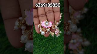 Enamel Lotus Kundan6369135850 charmsshortsbraceletbraceletmakingbeadstrending [upl. by Caesar299]