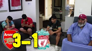 ARSENAL vs LIVERPOOL 31 LIVE FAN REACTION  EMBARRASSING PERFORMANCE WHAT WAS THAT [upl. by Nnylaehs]