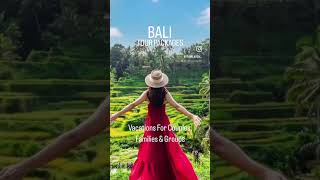 Bali Tour Packages For Couples amp Families Enjoy A Customised Bali Vacation bali balitourpackage [upl. by Nadaba]