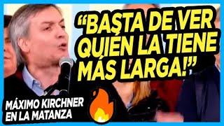 🔥 PICANTE DISCURSO DE MÁXIMO KIRCHNER de cara a las elecciones y en medio del clamor por Cristina [upl. by Philcox]