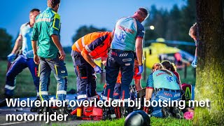 Wielrenner overleden bij botsing met motorrijder [upl. by Noreg]