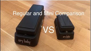 Crybaby Wah Regular VS Crybaby Wah Mini [upl. by Atirat]