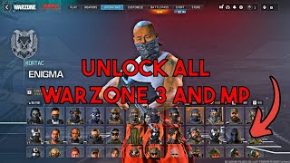 NEW MW3WARZONE UNLOCK ALL TOOL UNLOCK ALL CAMOS OPERATORS AND MORE [upl. by Ahseket]