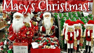 Shop With ME Macys Christmas decor 2017 [upl. by Weiser64]