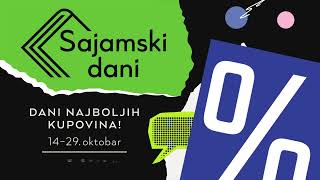 Sajamski dani od 14 do 29 oktobra 2024 [upl. by Dusen]