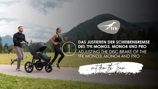 Anleitungsvideo quotDas Justieren der Scheibenbremse des tfk mono3 mono4 und proquot [upl. by Olegnaid]