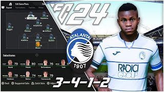 Gasparinis 3412 Atalanta Tactics  EA FC 24 [upl. by Rexfourd]