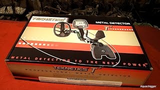 Unboxing The Teknetics T2 Metal Detector  Aquachigger [upl. by Ellerehc912]