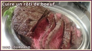 Rôti de boeuf  préparation et cuisson [upl. by Ulphia]