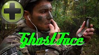 How to Apply Camo Face Paint  Ghost Face [upl. by Annohsal]