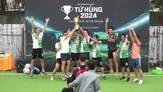 Trao Cúp 🏆 Giải bóng đá 7 người  Cúp Tứ Hùng quot R6 FOOTBALL LEAGUE 2024 quot [upl. by Wernher33]